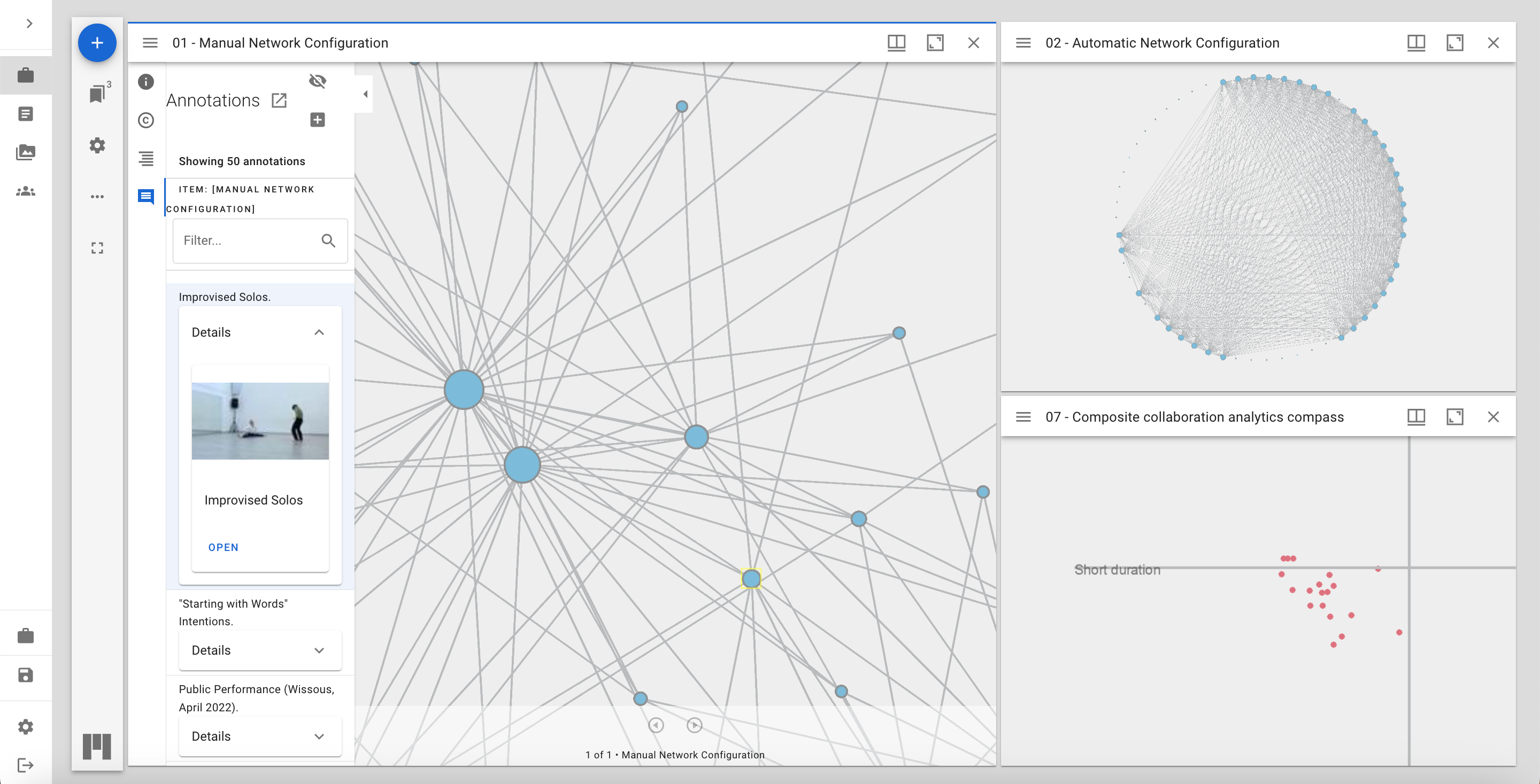 document networks screenshot